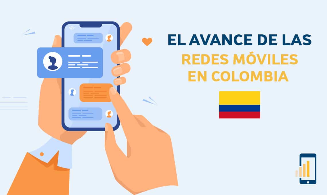 el avance de las redes moviles en colombia